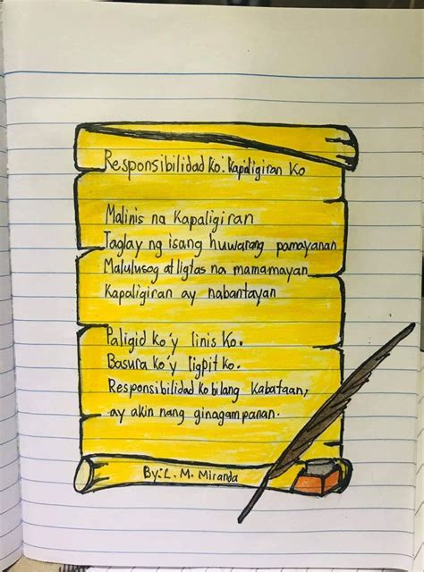 tagalog slogan tungkol sa kapaligiran|Tula Tungkol sa Kalikasan (13 Tula) .